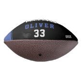 Blue Black Player's Name Number写真 アメリカンフットボール (回転270)