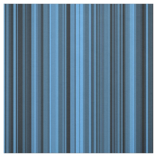 Blue Black Stripes ファブリック (見本)