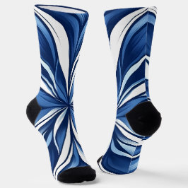 Blue Bliss Organic Floral ソックス