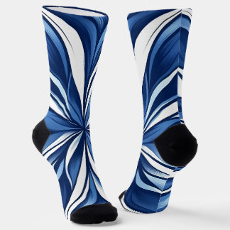 Blue Bliss Organic Floral ソックス