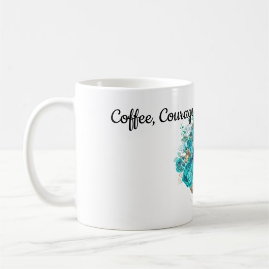 Blue Bloom Requiem コーヒーマグカップ (左)