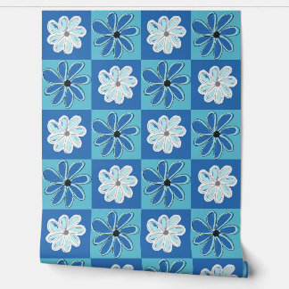 Blue Bloomed Lines - Blauwe Bloeiende Lijnen 壁紙