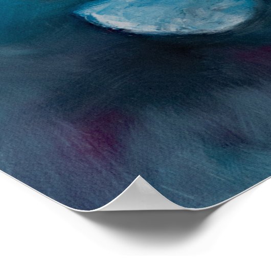 Blue blossoms „la vie en bleue“  poster ポスター (角)