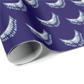 Blue Boho Fringe  ラッピングペーパー (ロールコーナー)