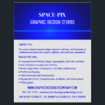 Blue Bokeh Guilloché Design, Graphic Designer チラシ<br><div class="desc">Blue Bokeh Guilloché Design, Graphic Designer Advertising Flyers By The Business Card Store.</div>