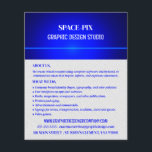 Blue Bokeh Guilloché Design, Graphic Designer チラシ<br><div class="desc">Blue Bokeh Guilloché Design,  Graphic Designer Advertising Flyers By The Business Card Store.</div>