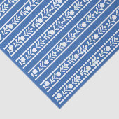 Blue Bone Inlay Floral Border Decoupage Paper 薄葉紙 (詳細)