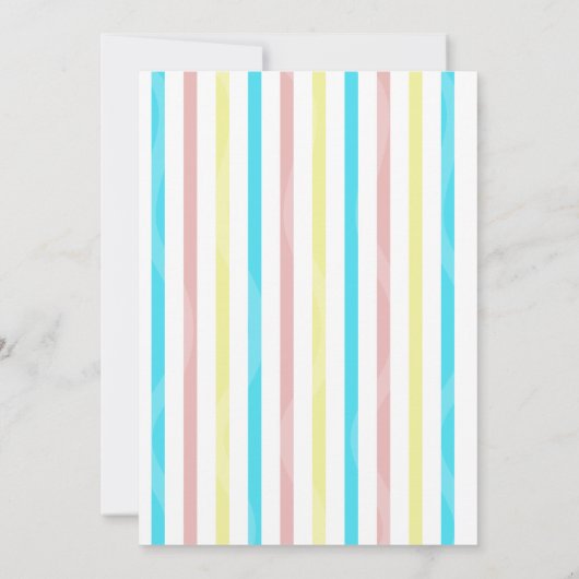 Blue BOO私は1つの6ヶ月の男の子の誕生日の半分に 招待状 (裏面)