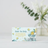 Blue Books for Baby - Baby Shower Book Request エンクロージャーカード (スタンド正面)