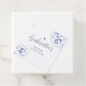 Blue Botanical Floral Baptism  フェイバータグ (インサイチュ)