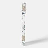 Blue Botanical Geometric Doodle Case-Mate iPhoneケース (裏面 / 右)