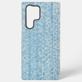 Blue Botanical Stripe Phone Case Samsung Galaxy S22 Ultraケース