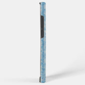 Blue Botanical Stripe Phone Case Samsung Galaxyケース (右側面)