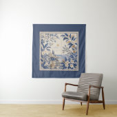 Blue Botanical Wall Tapestry タペストリー (インサイチュ)