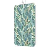 Blue Botanical Wave Modern Pattern カーエアーフレッシュナー (左)