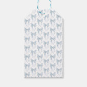 Blue Bow  ギフトタグ (正面)