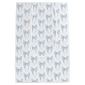 Blue Bow  ミディアムペーパーバッグ (裏面)