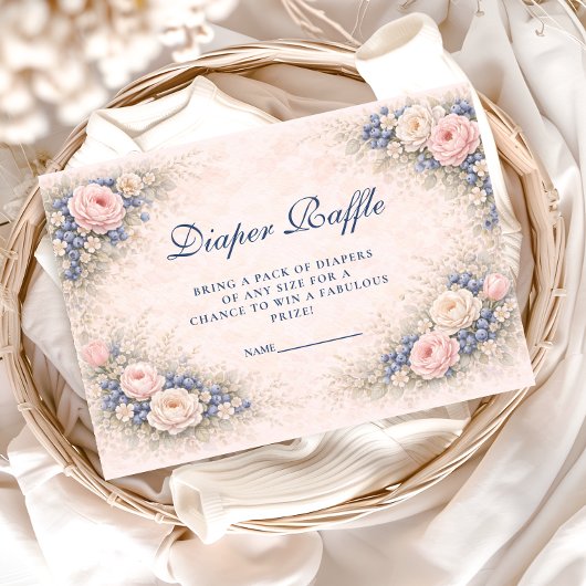 Blue Bow Blueberry Diapper Raffle エンクロージャーカード