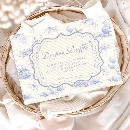Blue Bow Blueberry Garden Diapper Raffle エンクロージャーカード