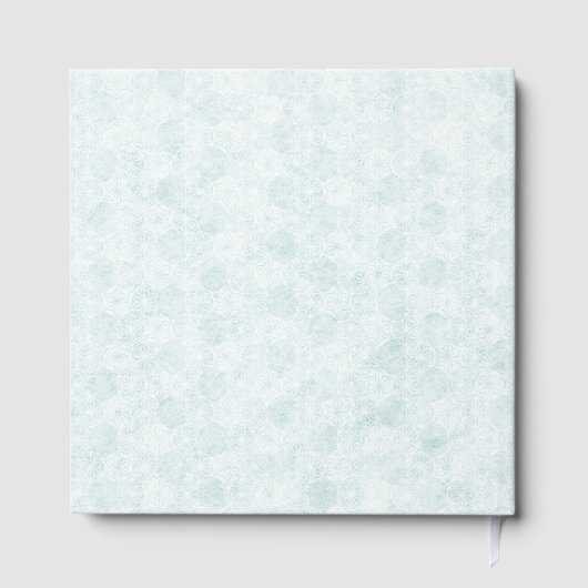 Blue Bow Engagement Invitation – Japanese Style ゲストブック (裏面)