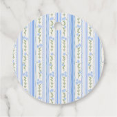 Blue Bow Floral Graduation フェイバータグ (裏面)