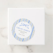 Blue Bow Floral Graduation フェイバータグ (インサイチュ)