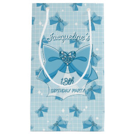 Blue Bow Magical Girl Birthday スモールペーパーバッグ