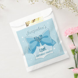 Blue Bow Magical Girl Birthday フェイバーバッグ