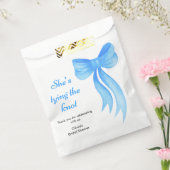 Blue Bow She's Tying the Knot Bridal Shower   フェイバーバッグ (封をした状態)