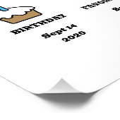 Blue Boyカスタマイズ About Your Dog Photo ポスター (コーナー)