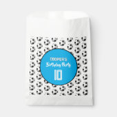 Blue Boy Soccer Birthday Party フェイバーバッグ (正面)