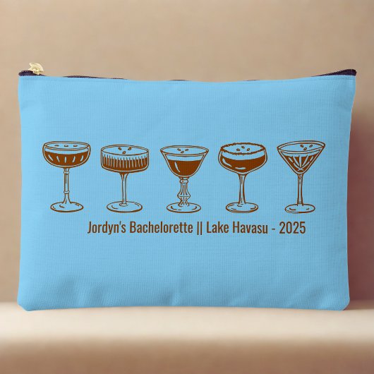 Blue Bridesmaid Espresso Martini Bachelorette  アクセサリーポーチ