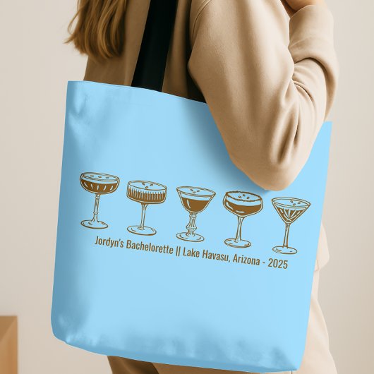 Blue Bridesmaid Espresso Martini Bachelorette  トートバッグ