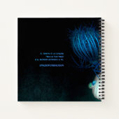 "Blue broken heart in black II " & Indifferenza ノートブック (裏面)