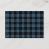 Blue Buffalo Plaid Bear Diaper Raffle エンクロージャーカード (裏面)