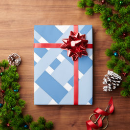 Blue Buffalo Plaid Wrapping Paper ラッピングペーパー