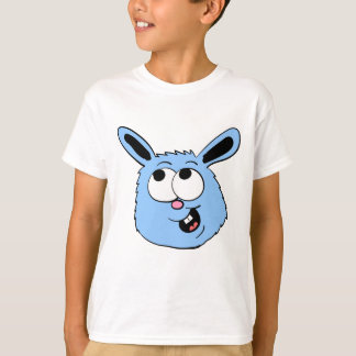 Blue Bunny Head Tシャツ
