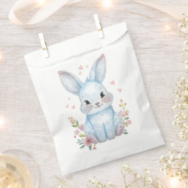 Blue Bunny Party Theme, Forest Animal Baby Shower  フェイバーバッグ