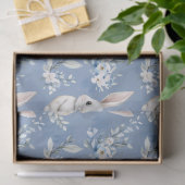 Blue Bunny Wishes – Custom Easter Wrapping Paper 薄葉紙 (ギフト)