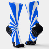 Blue Burst Energy Pattern Socks ソックス (傾斜あり)