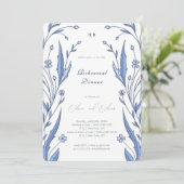 Blue Buttercup Rehearsal Dinner 招待状 (スタンド正面)