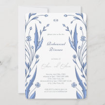 Blue Buttercup Rehearsal Dinner