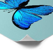 Blue butterflies ポスター (角)