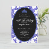 Blue Butterflies 18th Birthday Debut 招待状 (スタンド正面)