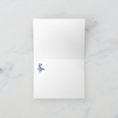 Blue Butterfly サンキューカード (内部)