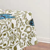 Blue butterfly gold garden テーブルクロス (インサイチュ)