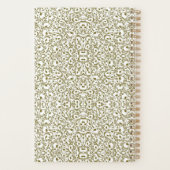 Blue butterfly gold garden プランナー手帳 (裏面)