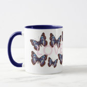 Blue Butterfly Love マグカップ (左)