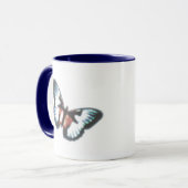 Blue Butterfly Mug マグカップ (正面左)