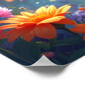 Blue Butterfly Woman ポスター (角)